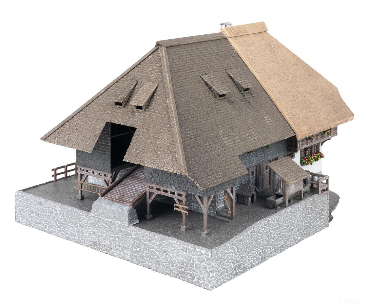 Faller 130013 HO Black Forest farm with 2 figures Anniversary model - Structures