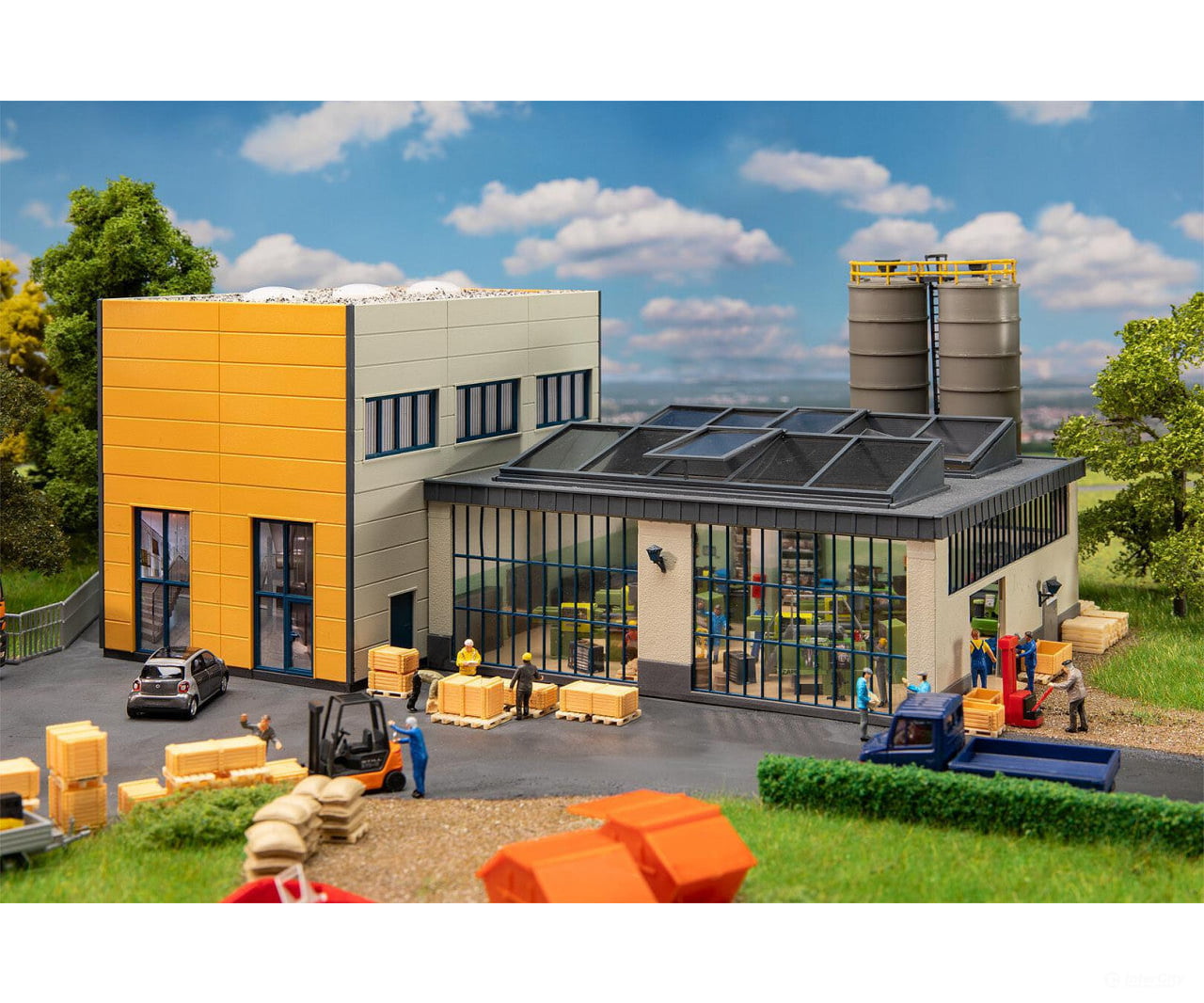 Faller 130143 Ho Plastics Processing Factory Structures
