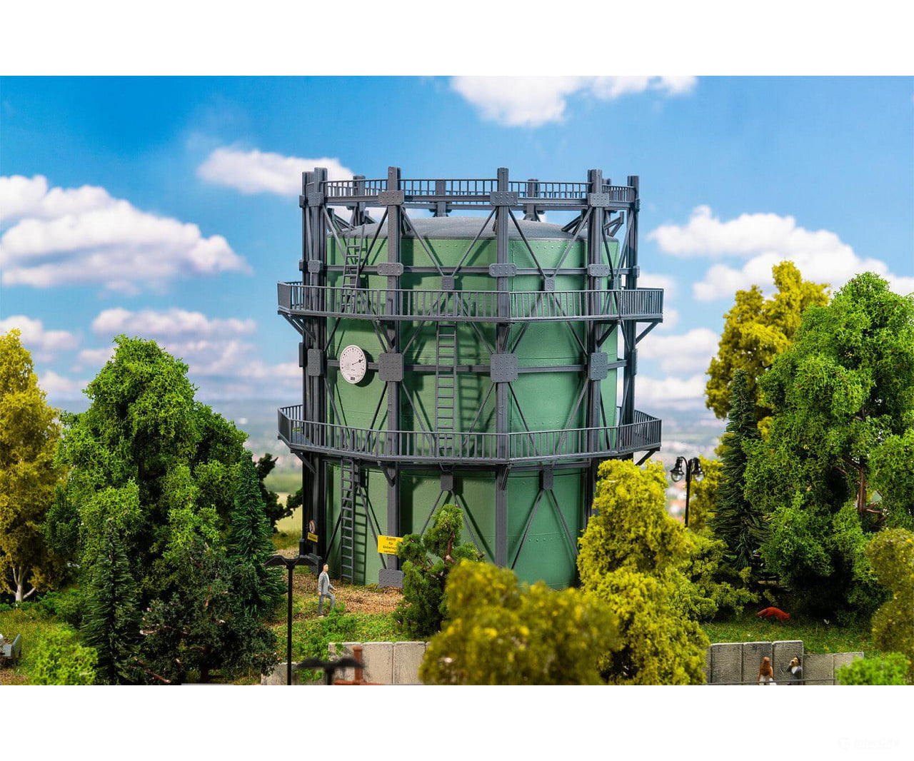 Faller 130157 HO Gasometer with pipework Structures