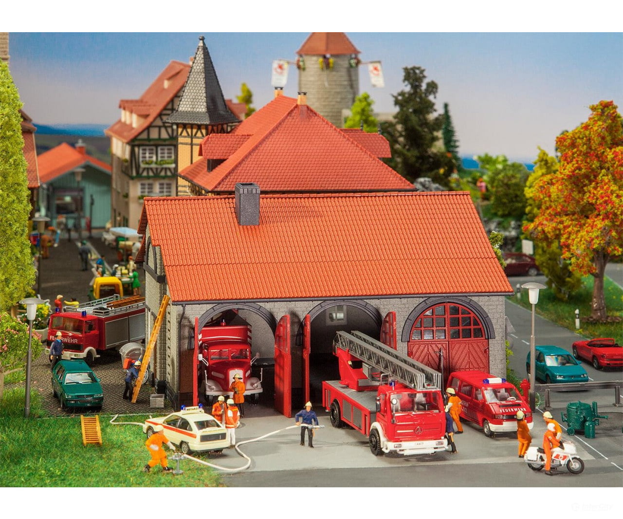 Faller 130162 Ho Fire Brigade Engine House Structures