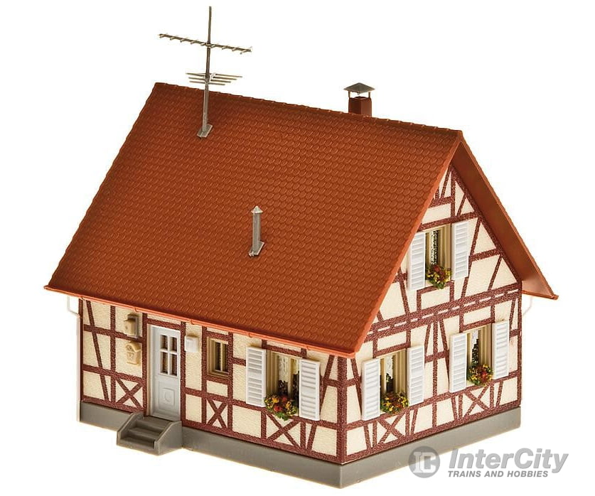 Faller 130222 Ho Family Home With Timber Framing Structures