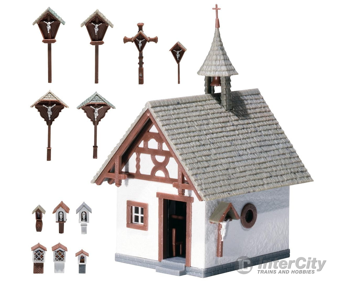 Faller 130235 Ho Chapel With Wayside Crosses Structures