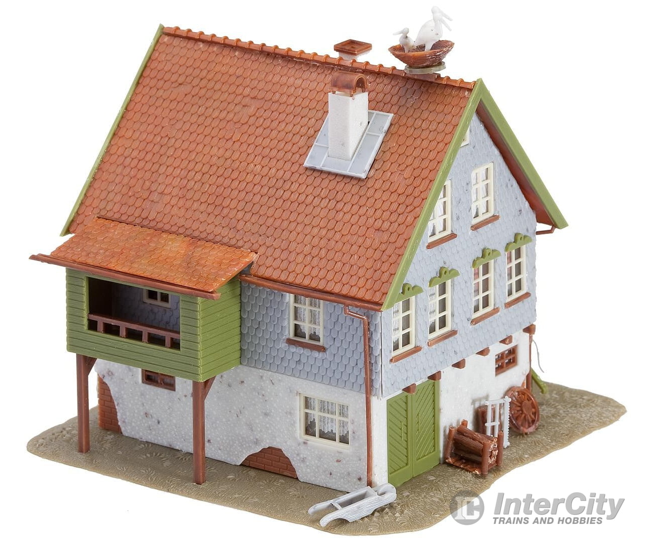 Faller 130280 Ho House With Stork’s Nest Structures