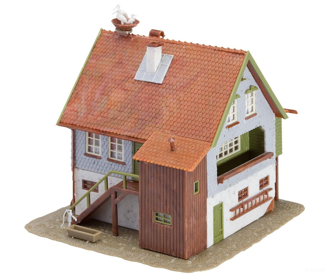 Faller 130280 Ho House With Stork’s Nest Structures
