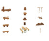 Faller 130329 Ho Moser Chalet Alpine Hut Structures