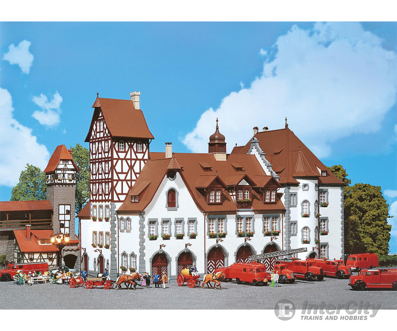 Faller 130337 HO Historical fire station 1 Nuremberg Structures