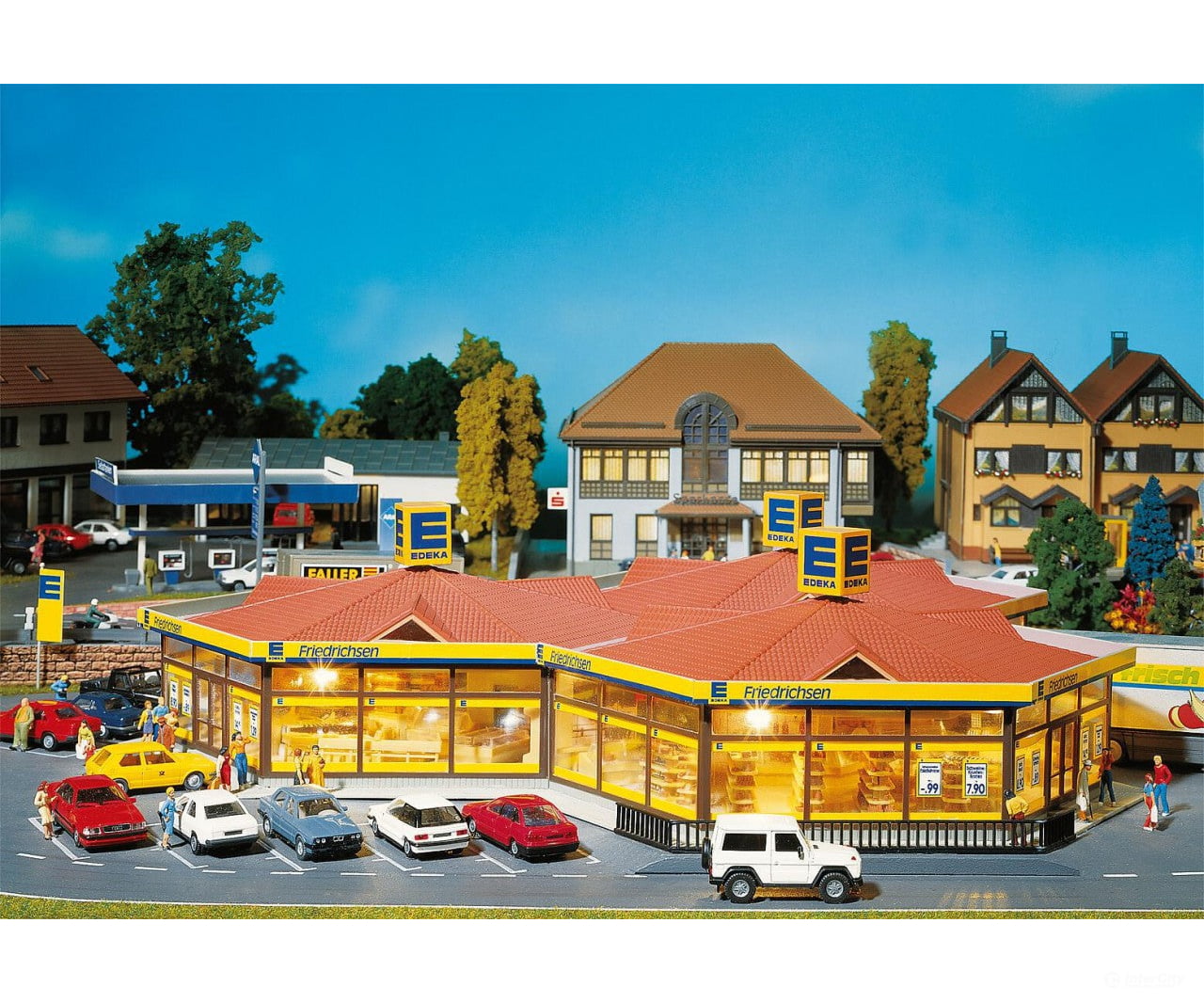 Faller 130342 Ho Edeka Local Mini Market Structures