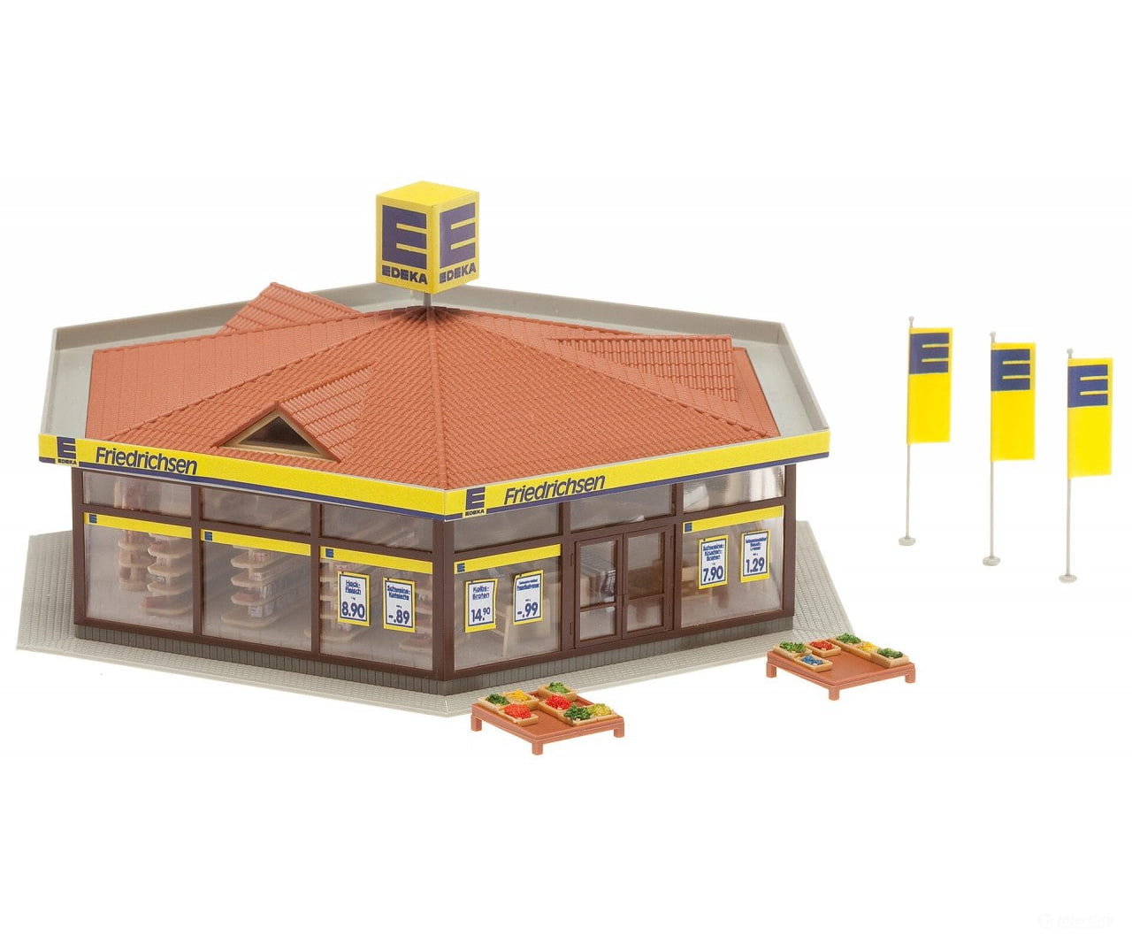 Faller 130342 Ho Edeka Local Mini Market Structures