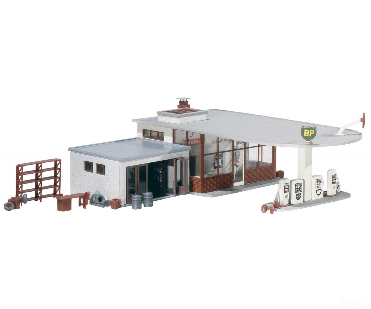 Faller 130347 Ho Bp Petrol Station Structures