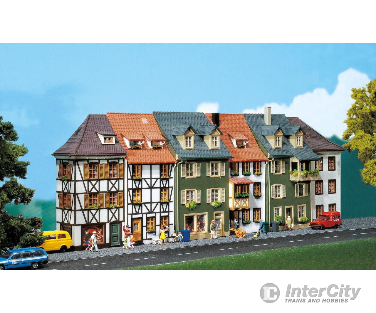Faller 130430 Ho 6 Relief Houses Structures