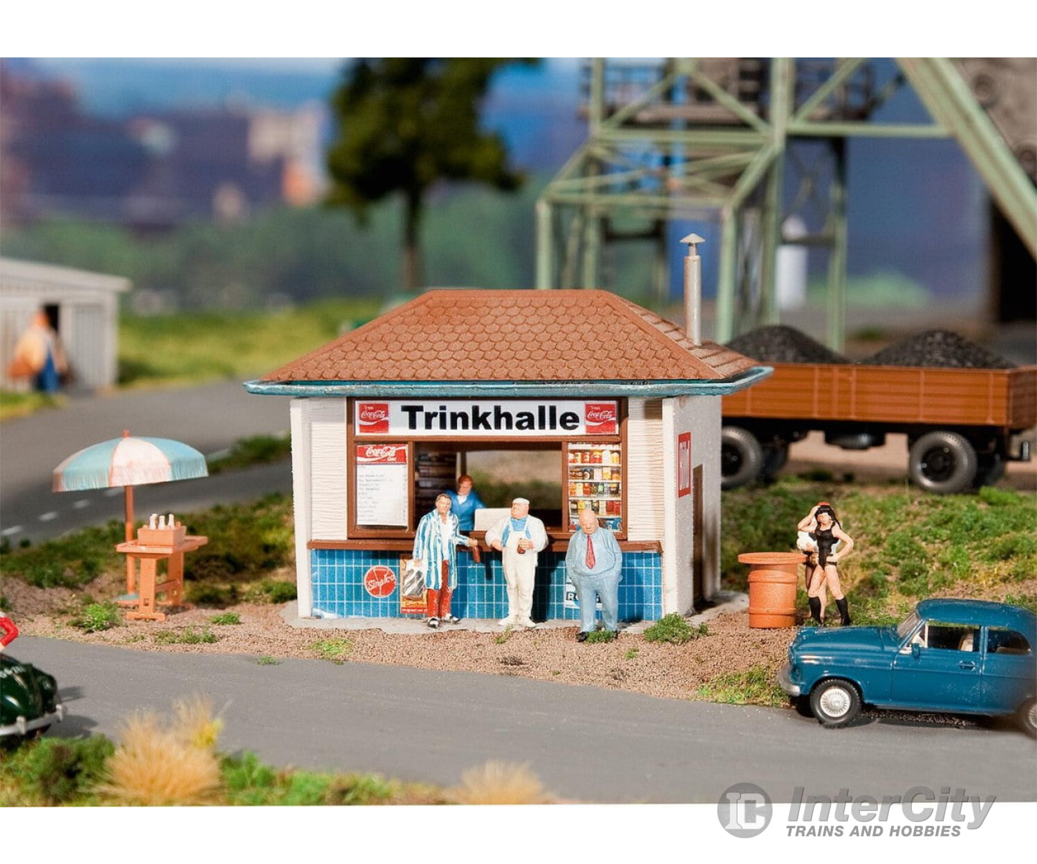 Faller 130462 Ho Kiosk Scenery Details