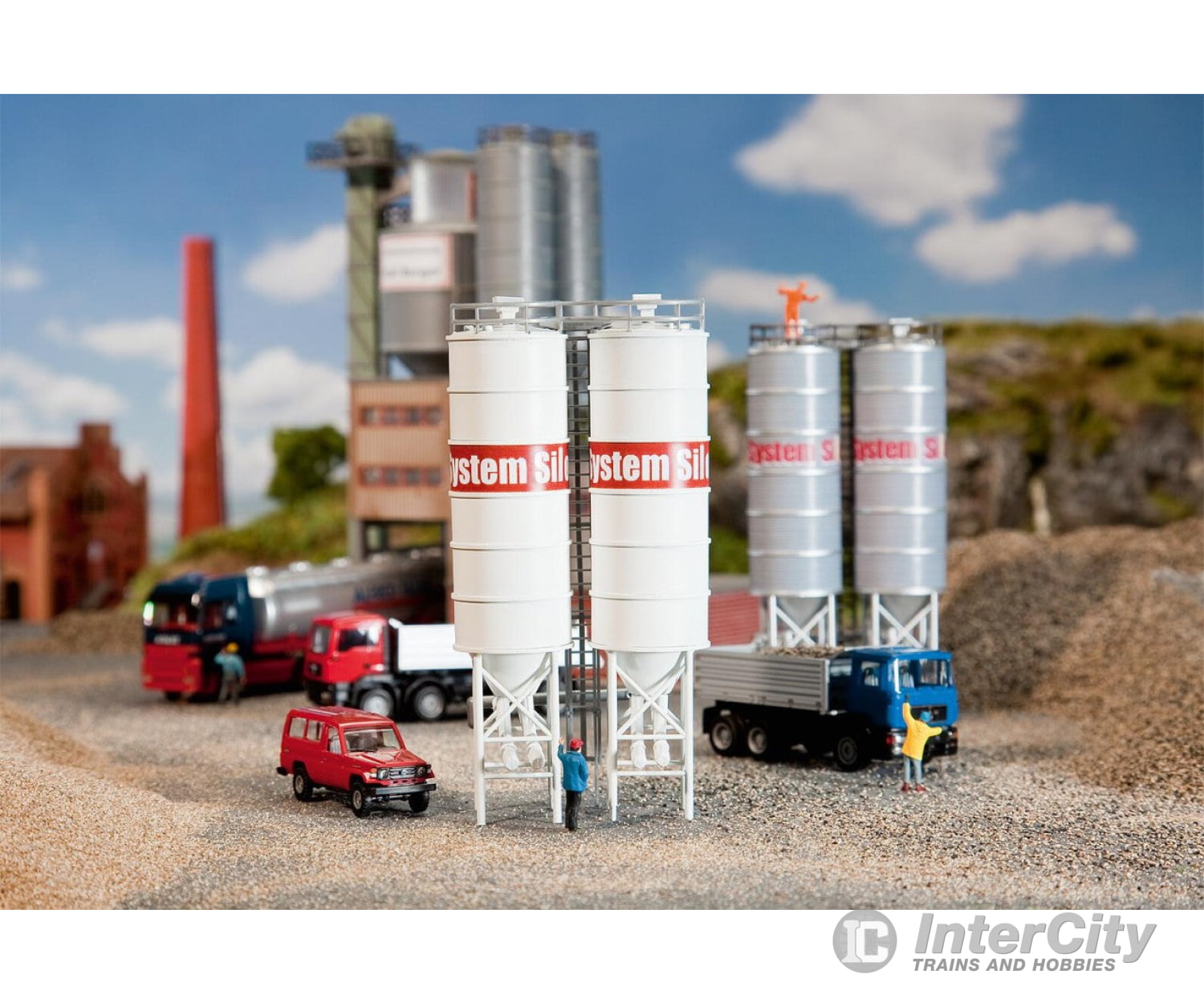 Faller 130476 Ho 2 Industrial Silos Structures