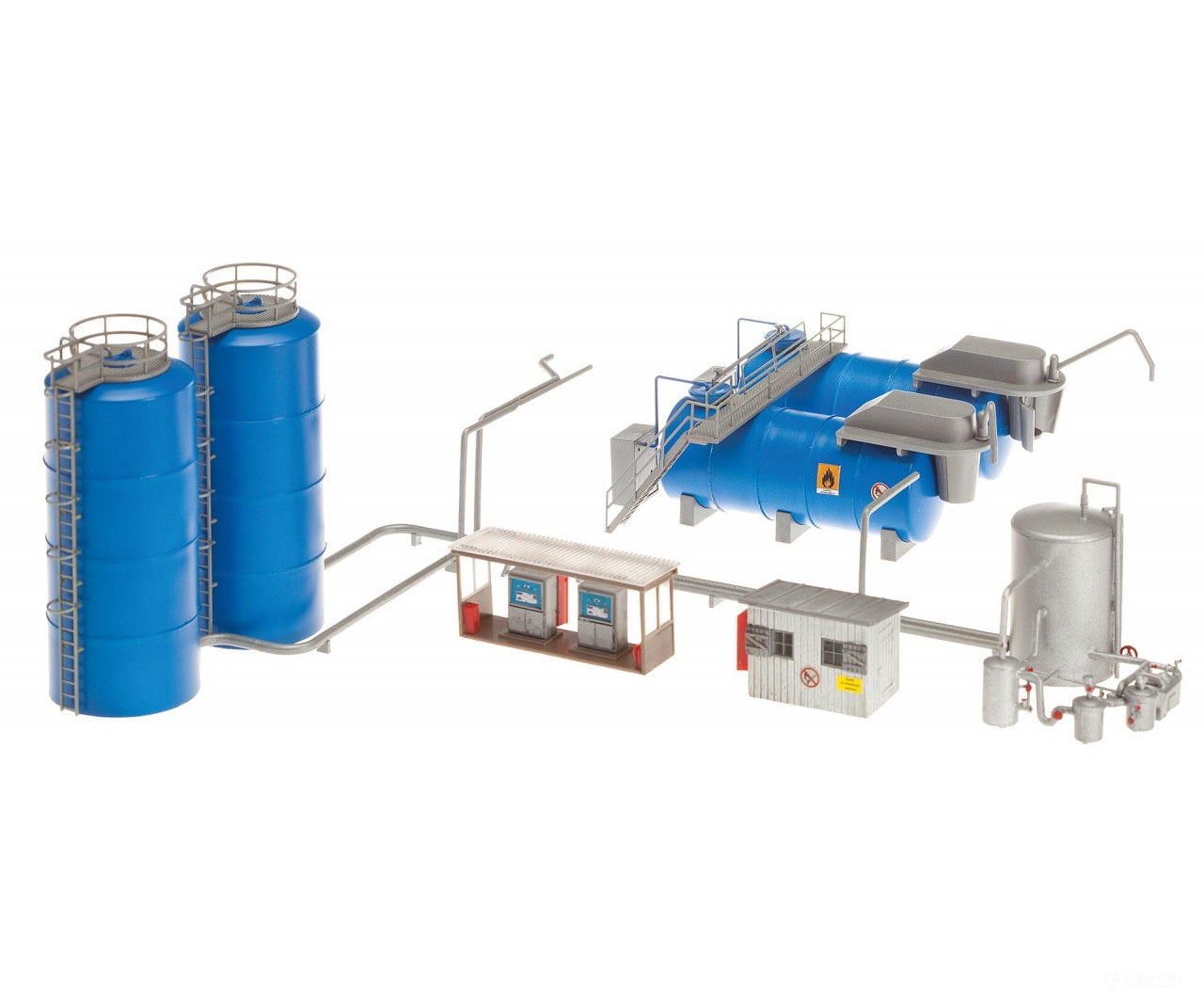 Faller 130486 Ho Aral Tank Farm Structures