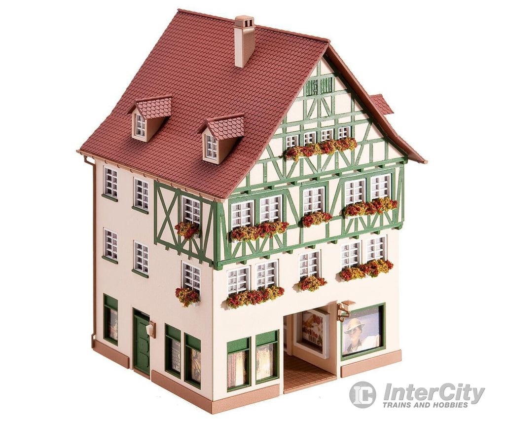 Faller 130492 Ho City House With Passage Structures