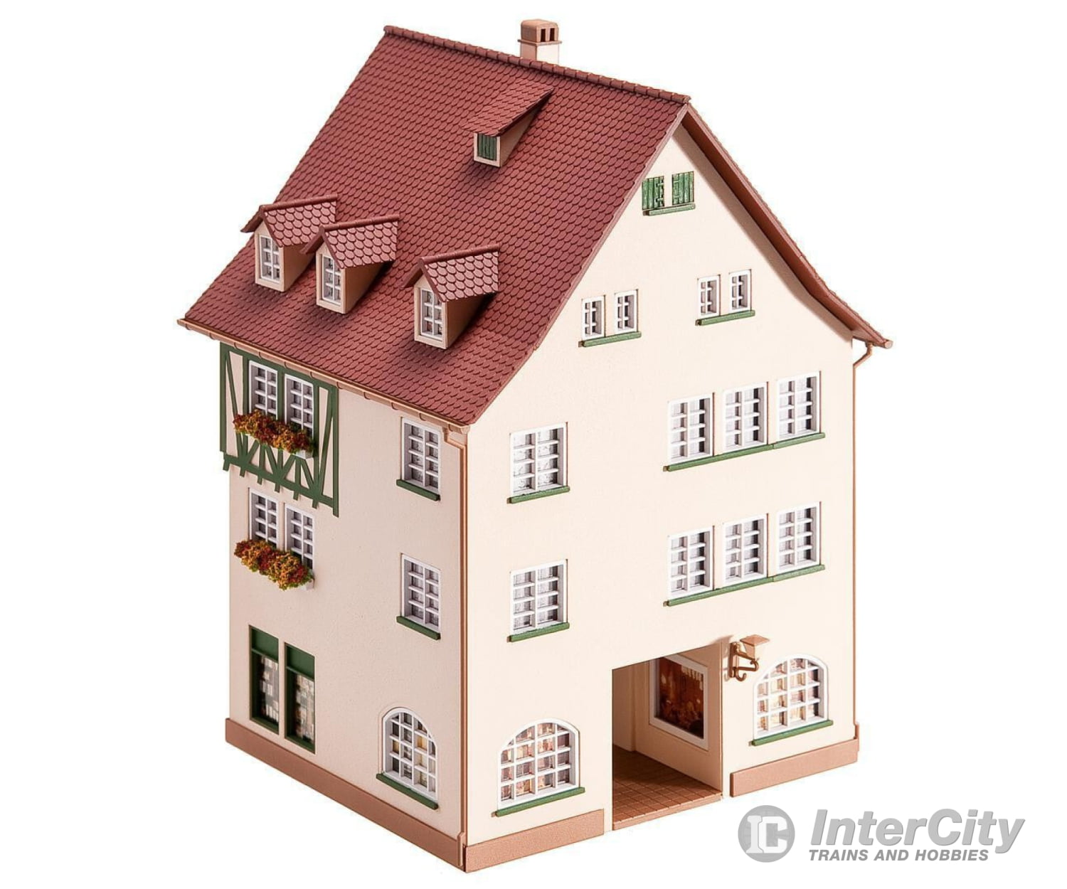 Faller 130492 Ho City House With Passage Structures