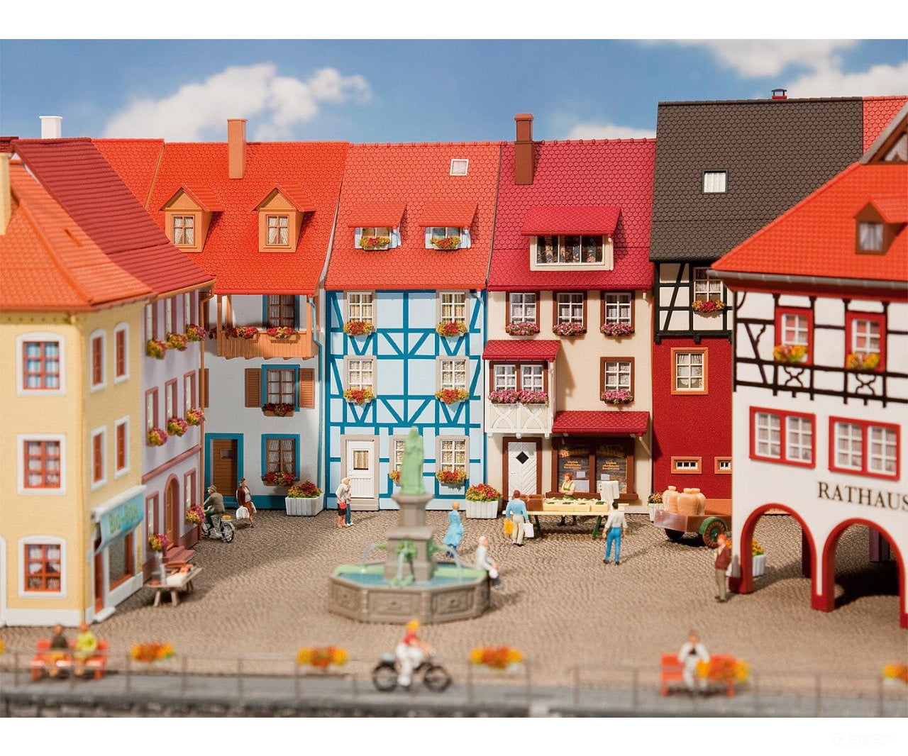 Faller 130495 Ho 2 Village Houses With Bay Structures