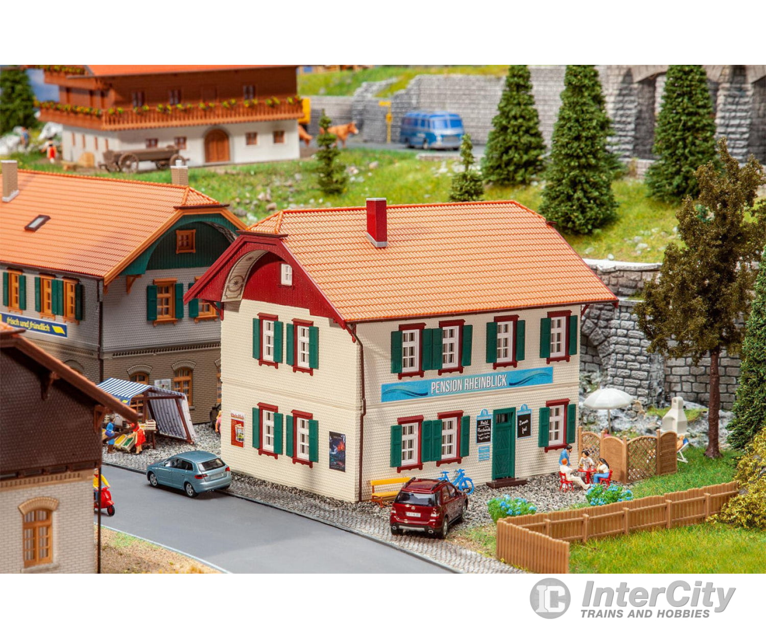 Faller 130596 Ho Rheinblick Boardinghouse Structures