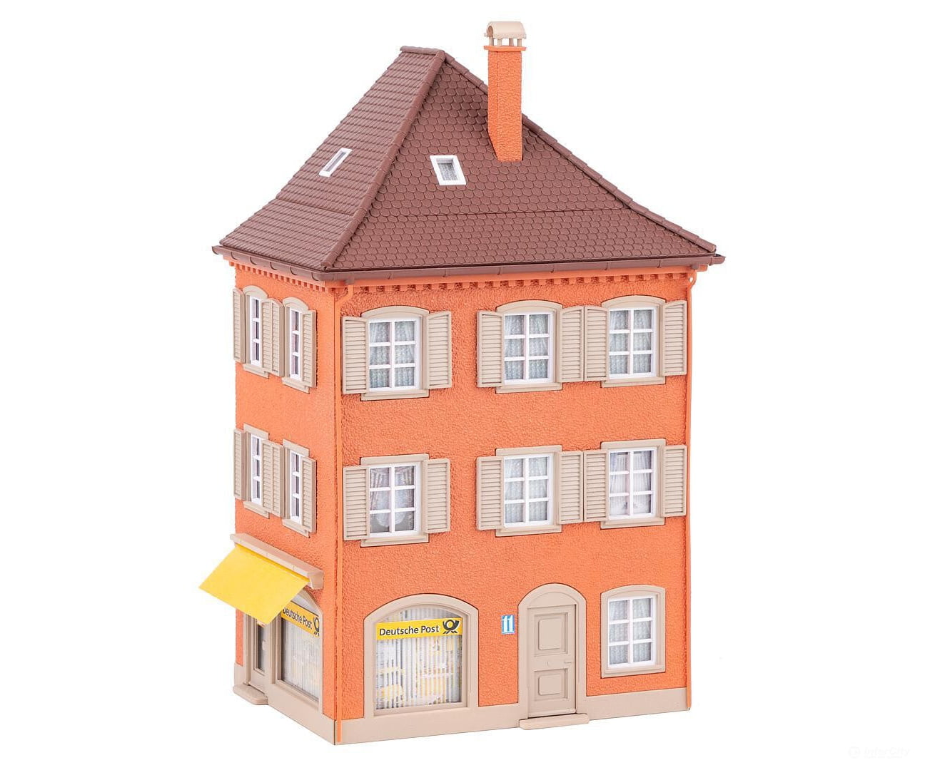 Faller 130617 Ho Corner House With Post Office Structures