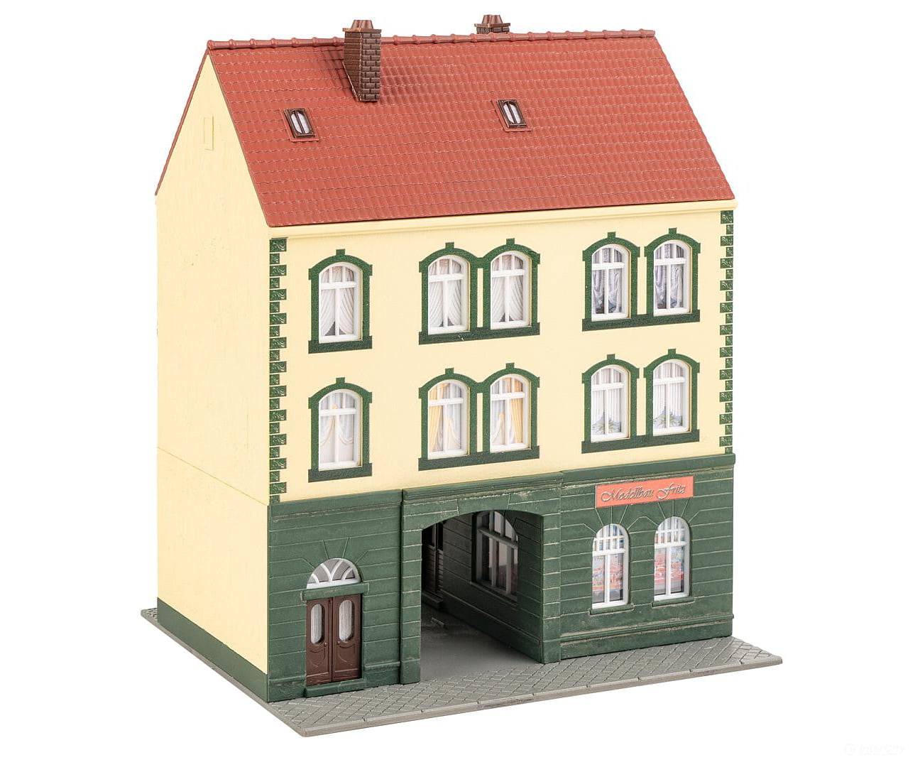 Faller 130628 Ho Town House With Model-Making Shop Structures