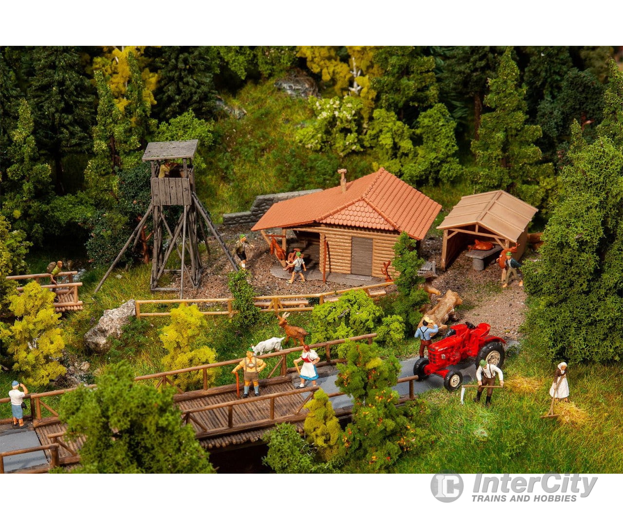 Faller 130637 Ho Hunter Hut With Raised Hide Structures