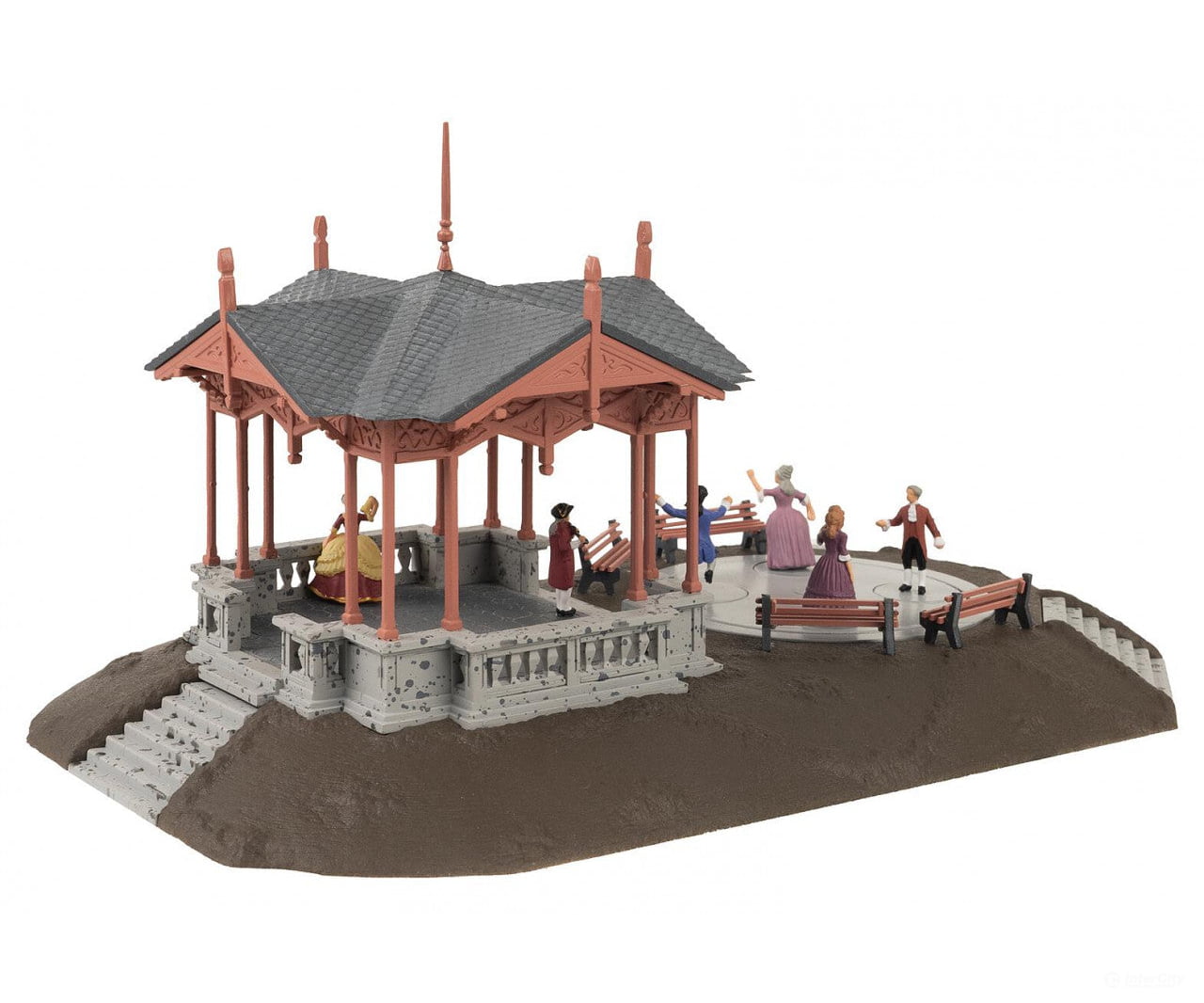 Faller 130655 Ho Music Pavilion With Dancing Figures Structures