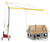 Faller 130658 Ho House Under Construction With Crane Structures