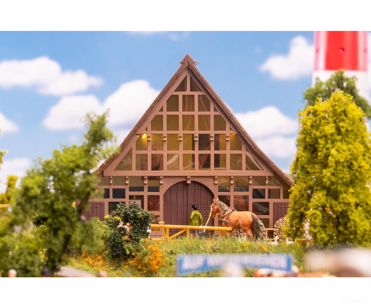 Faller 130674 HO North German thatched house - Structures