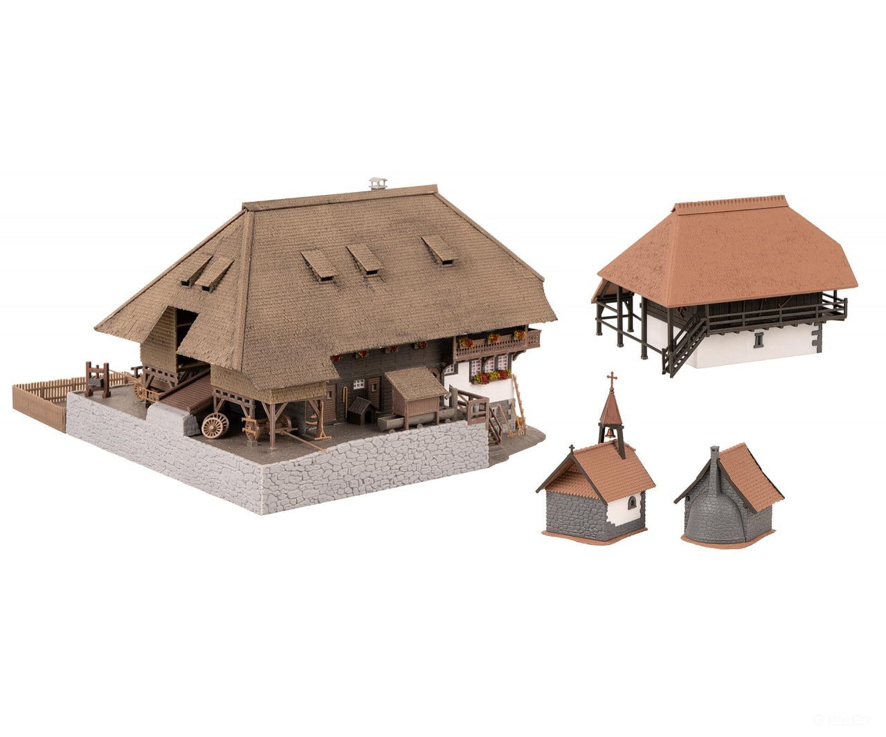 Faller 130677 Ho Vogtsbauernhof Black Forest Set Structures