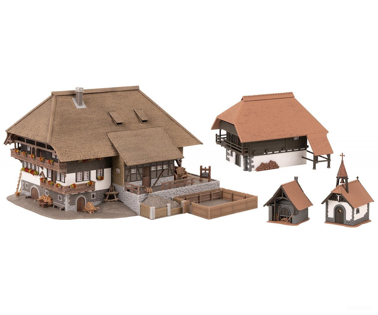Faller 130677 Ho Vogtsbauernhof Black Forest Set Structures
