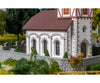 Faller 130679 HO Village church with churchyard - Structures