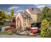 Faller 130692 Ho Old-Town Houses With Wooden Fence Structures
