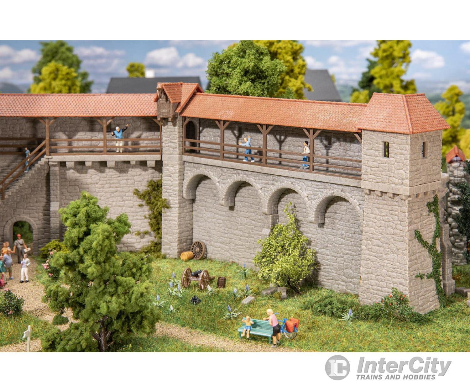 Faller 130693 Ho Fortified Towers Old-Town Wall Set Structures