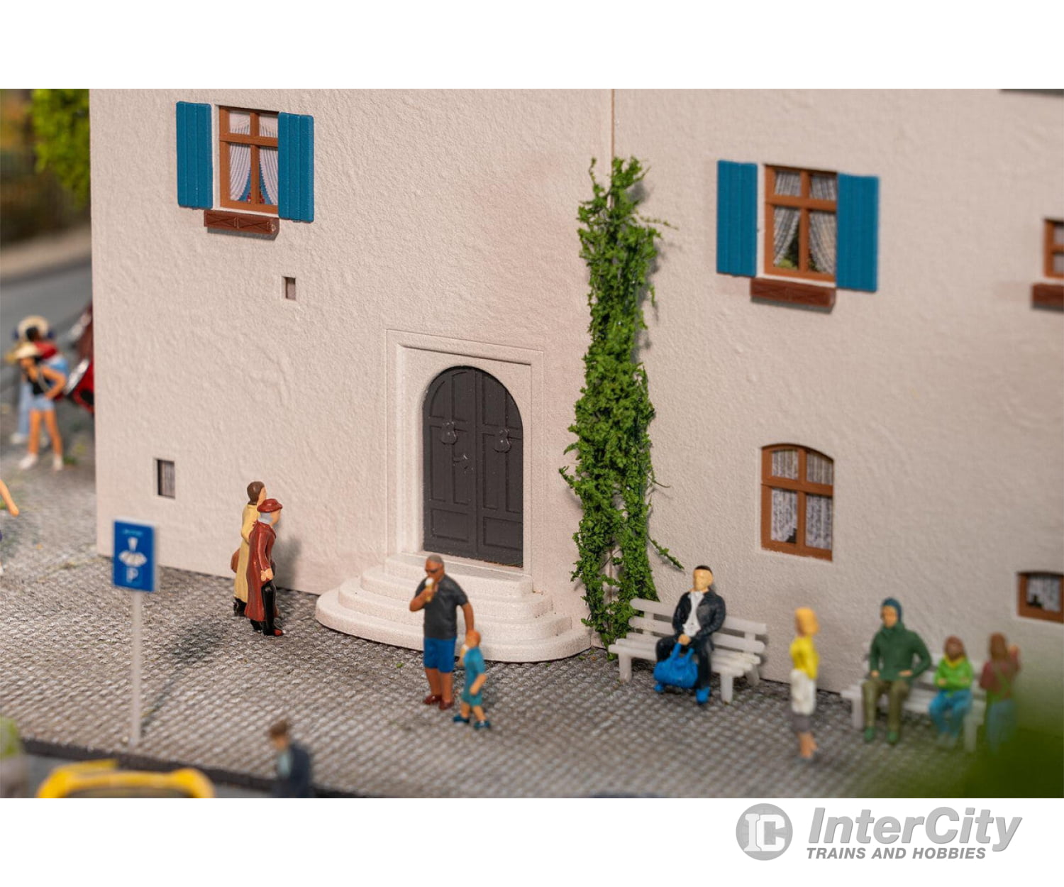 Faller 130694 Ho Town House With Jester Museum Structures