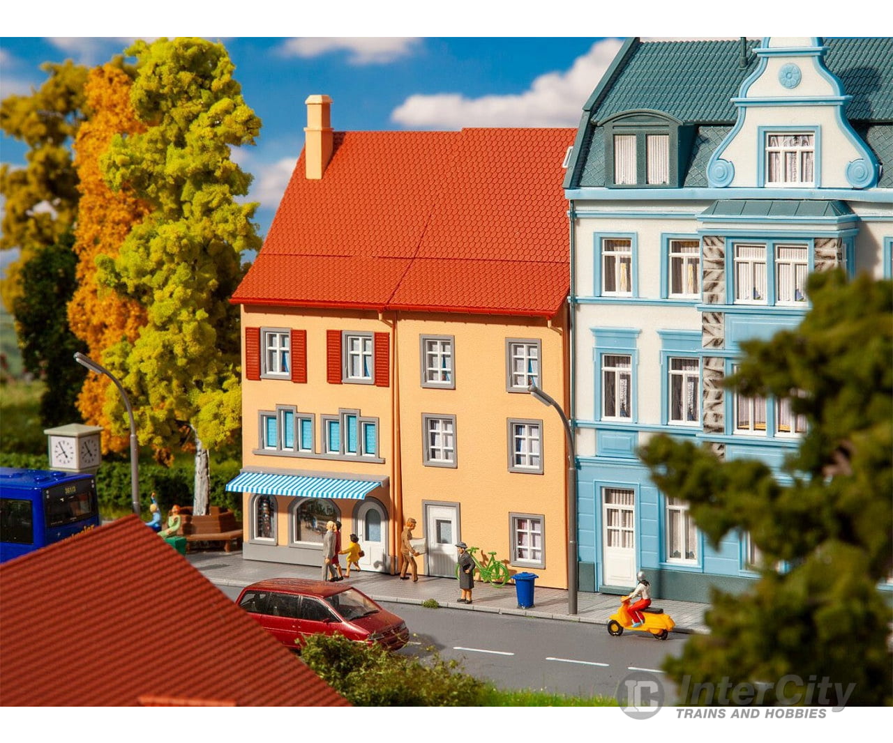 Faller 130711 Ho Small Town 2 Relief Houses Structures