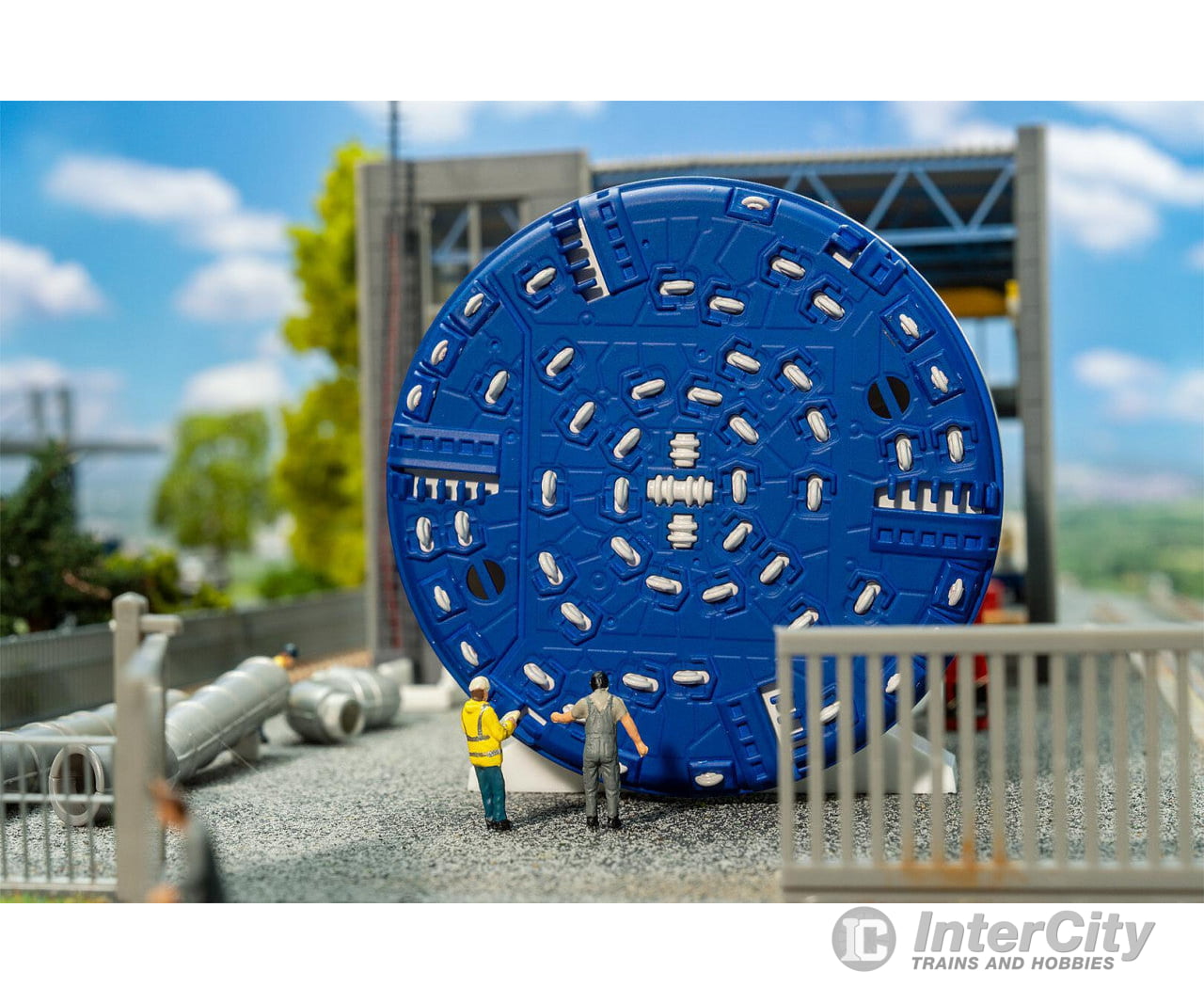 Faller 130897 HO Tunnel boring machine under construction Structures