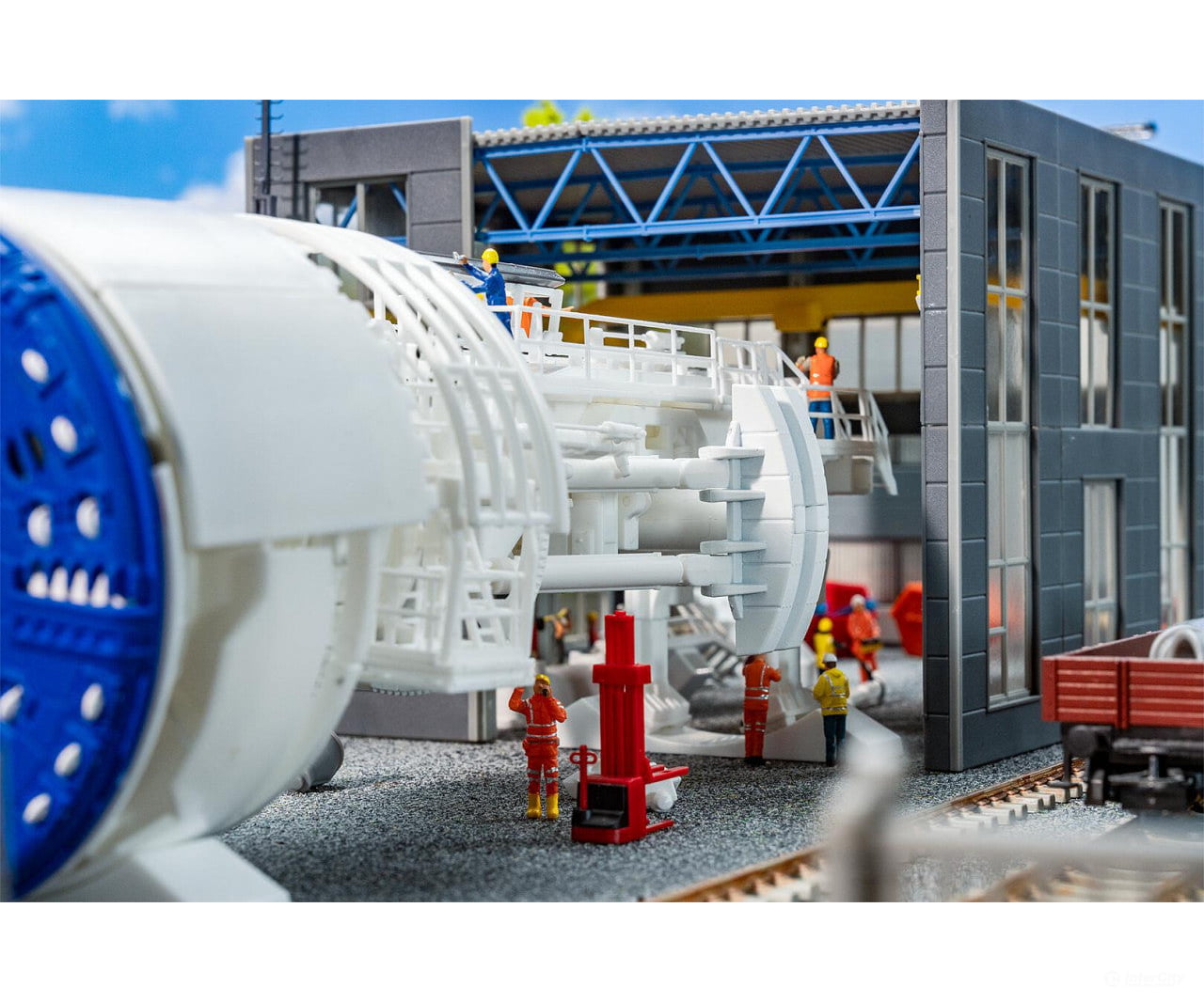 Faller 130897 HO Tunnel boring machine under construction Structures