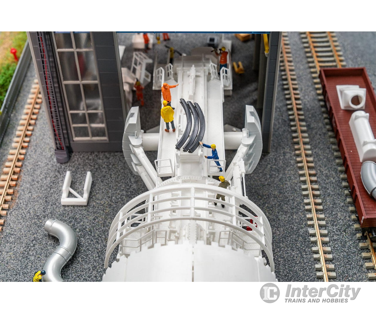 Faller 130897 HO Tunnel boring machine under construction Structures
