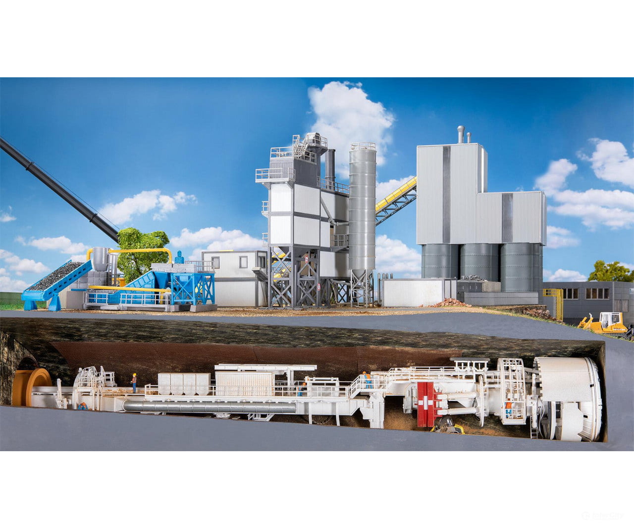 Faller 130900 Ho Gripper Tbm Tunnel Boring Machine Structures