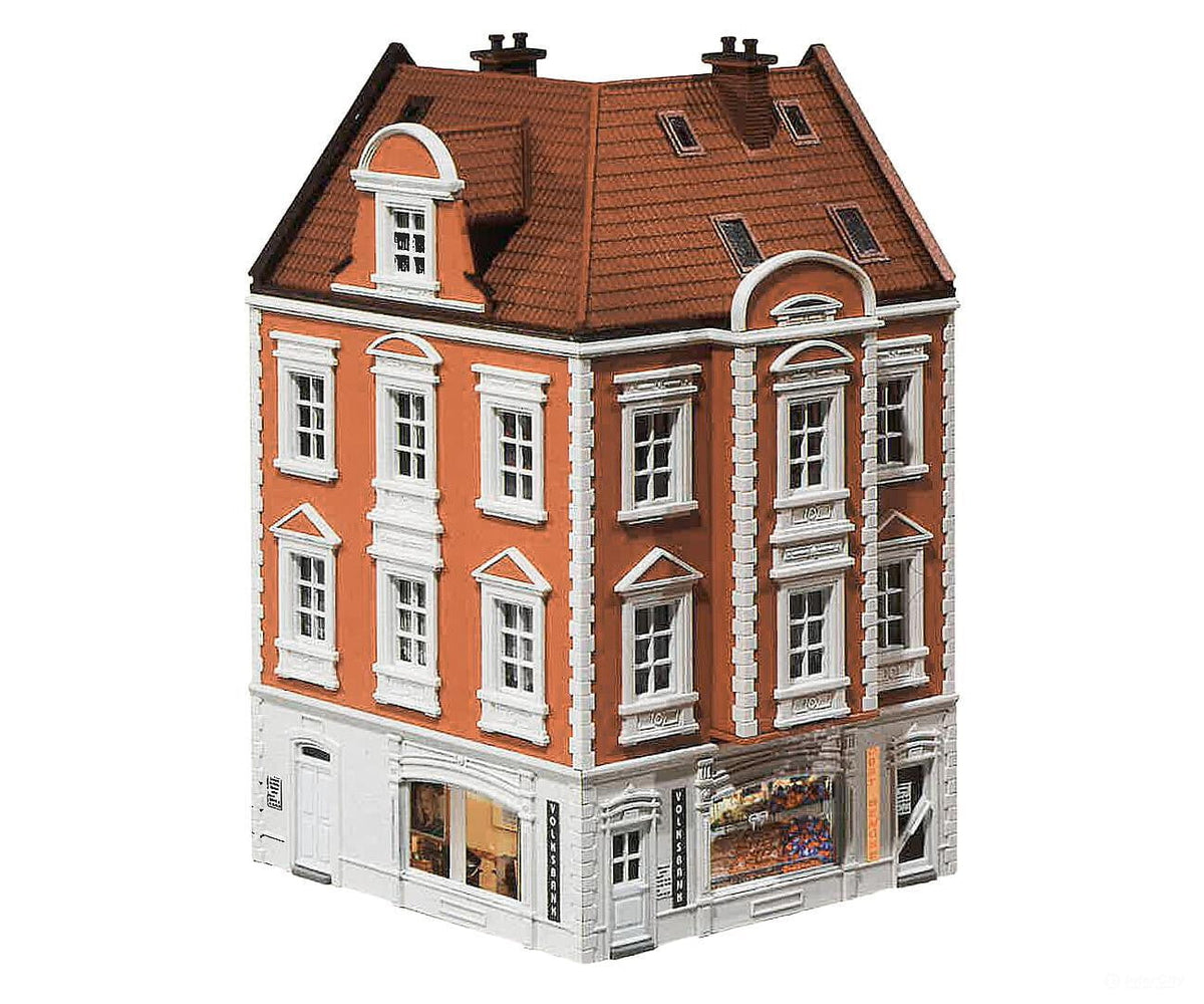 Faller 130907 HO Goethestraße 73 Town corner house - Structures