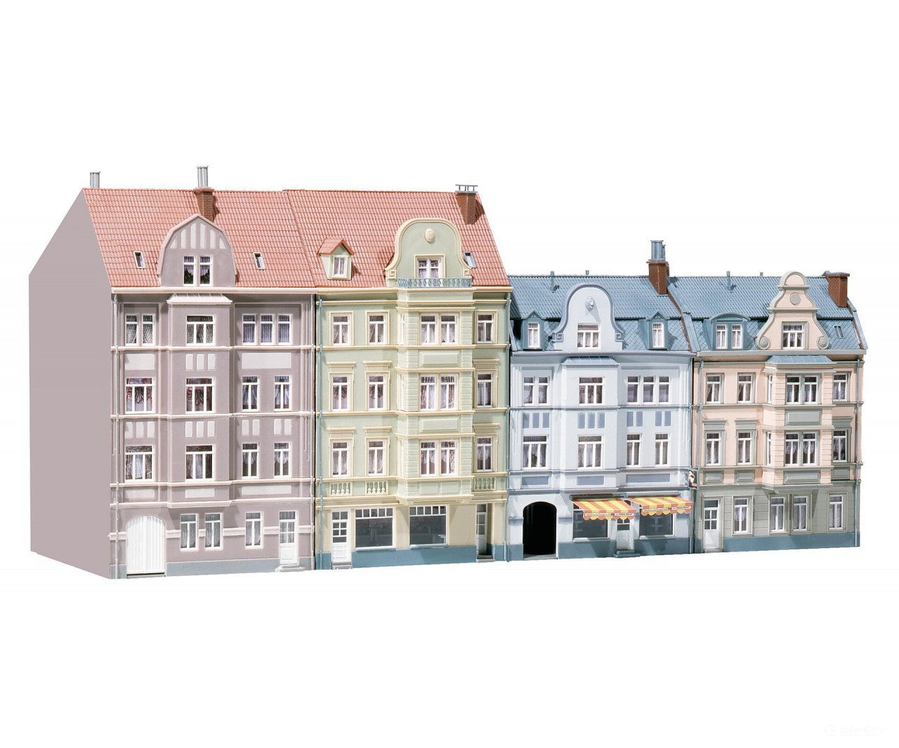 Faller 130915 Ho Goethestraße Row Of Town Houses Structures