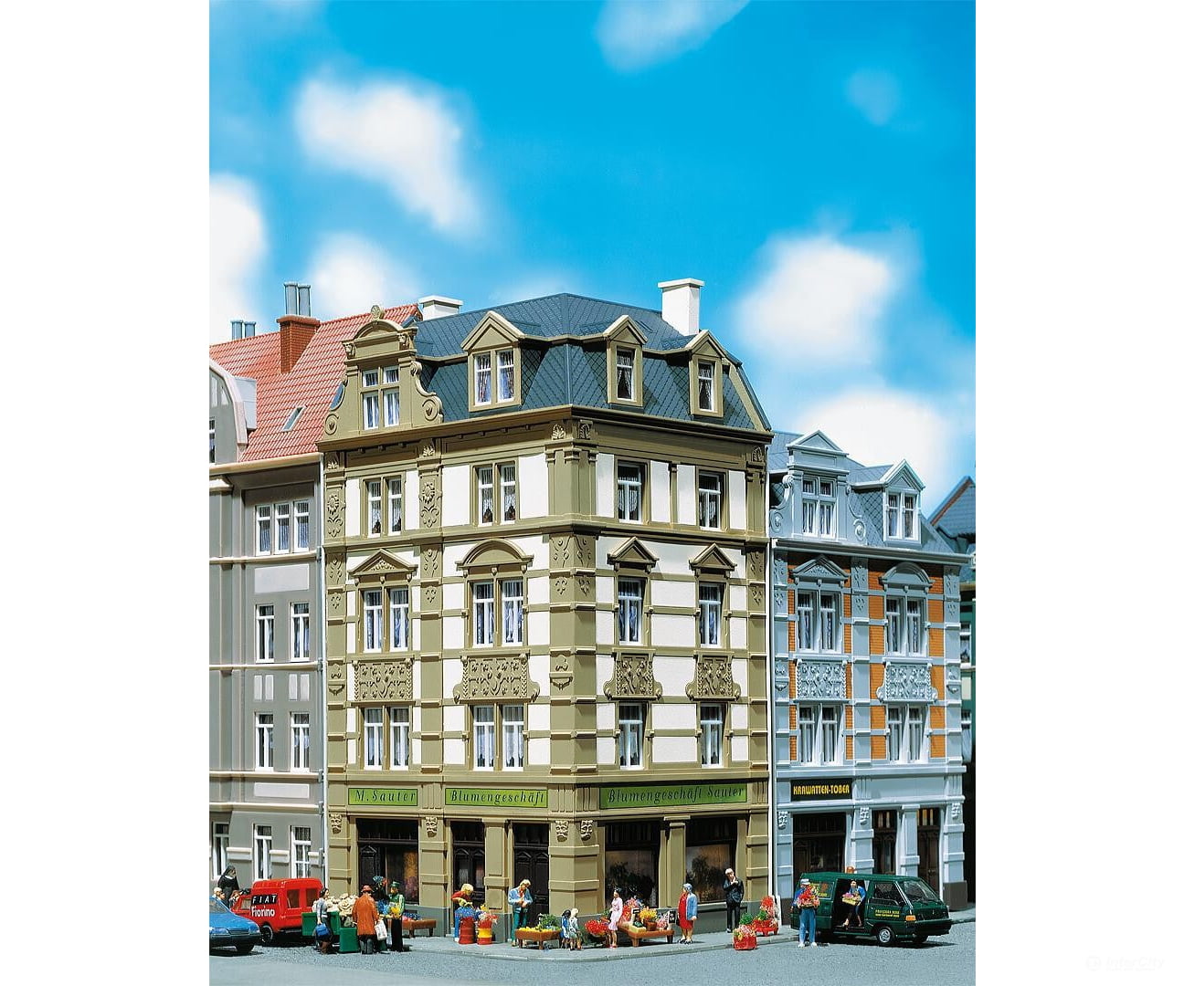 Faller 130916 Ho Goethestraße 62 Town Corner House Structures