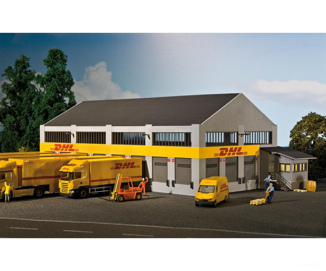 Faller 130981 Ho Dhl Logistic Centre Structures