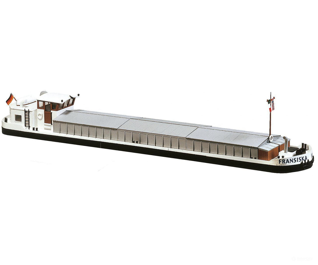Faller 131006 Ho River Cargo Boat With Dwelling Cabin Structures