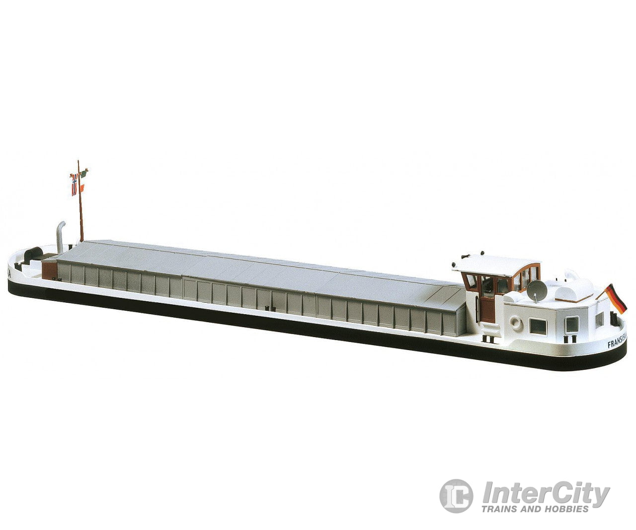 Faller 131006 Ho River Cargo Boat With Dwelling Cabin Structures
