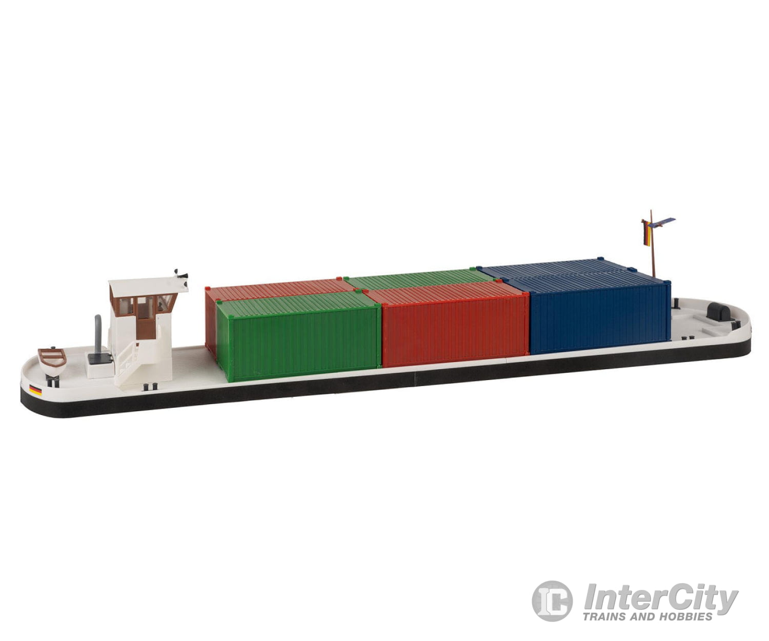 Faller 131013 Ho River Freighter With Containers Structures