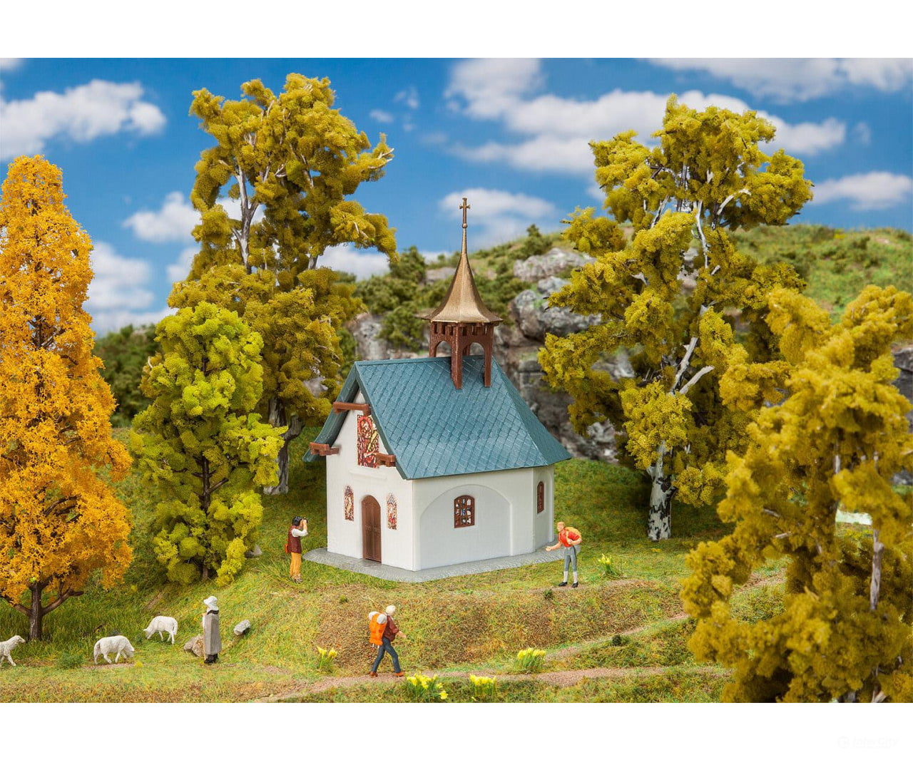 Faller 131360 Ho Mountain Chapel Structures