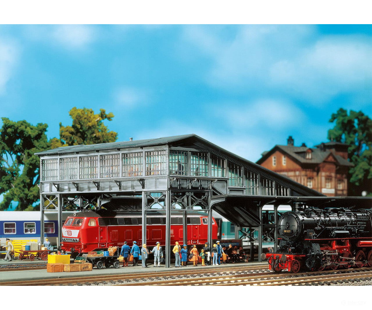Faller 131378 Ho Platform Footbridge Structures