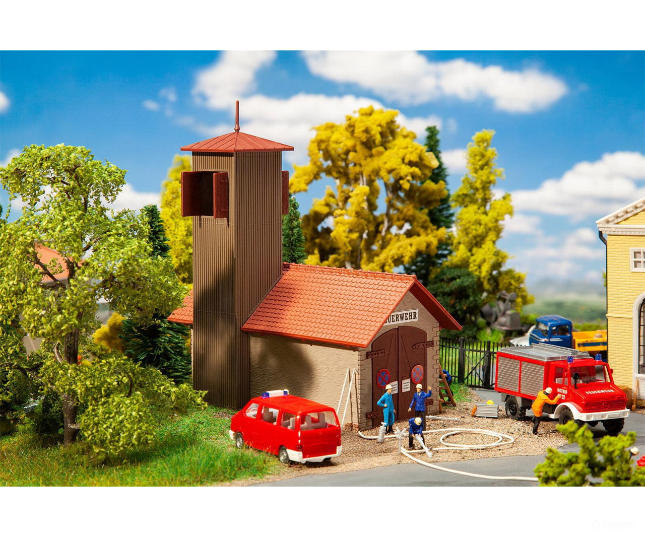 Faller 131383 Ho Fire Brigade Engine House Structures