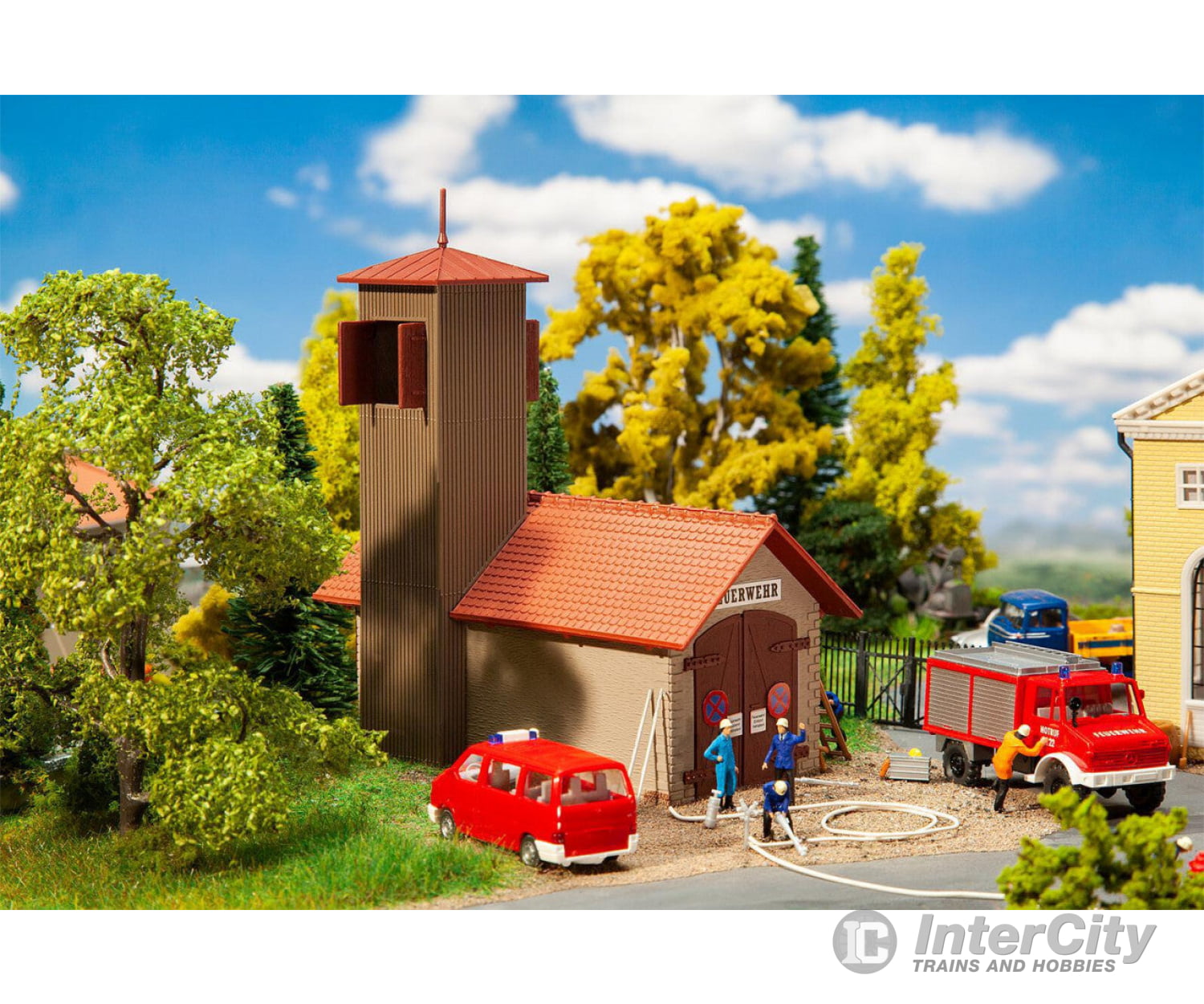 Faller 131383 Ho Fire Brigade Engine House Structures