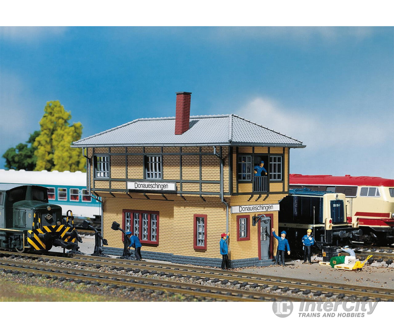 Faller 131395 HO Donaueschingen Signal box Structures